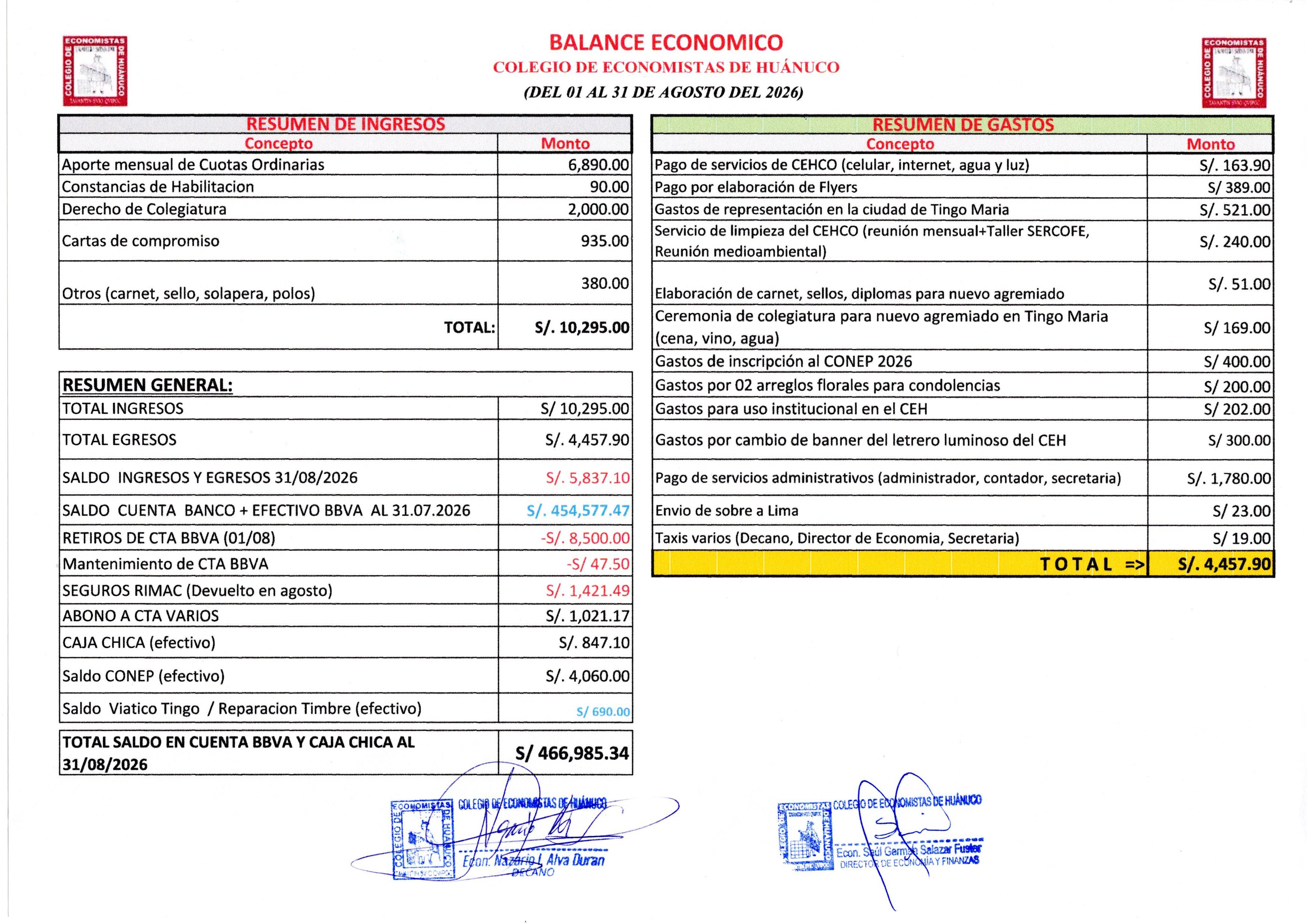AGOSTO 2026